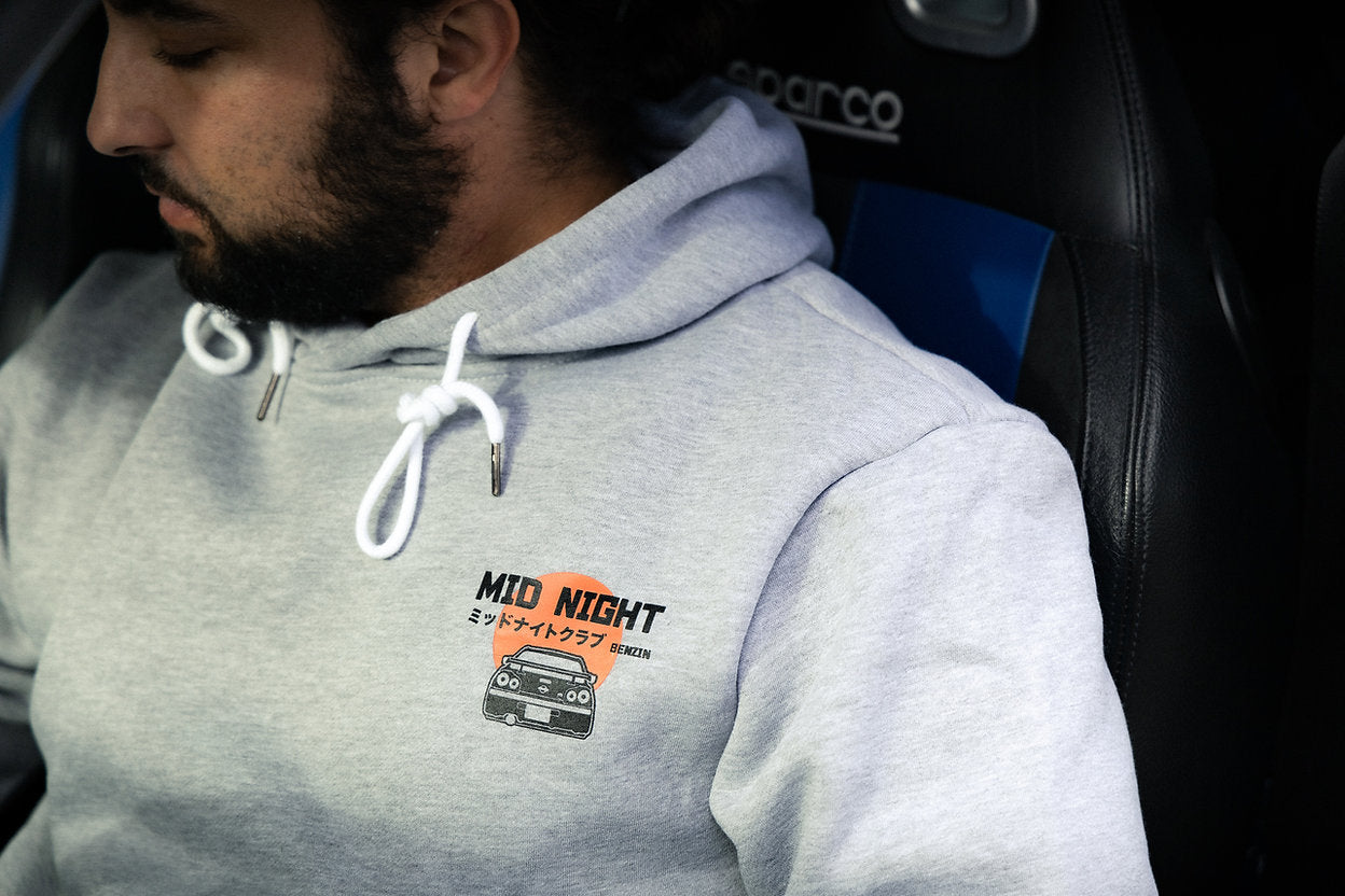 Benzin Midnight Club Hoodie - Gray