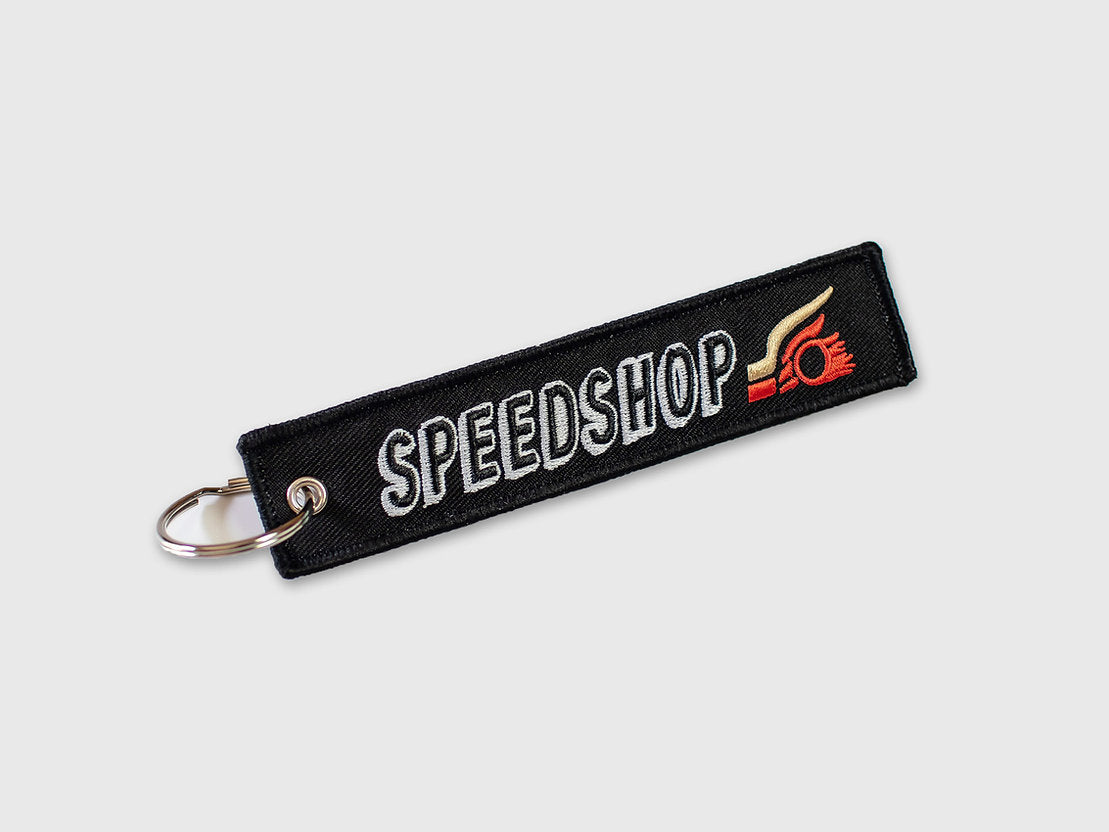 Benzin SpeedShop Embroidered Keychain