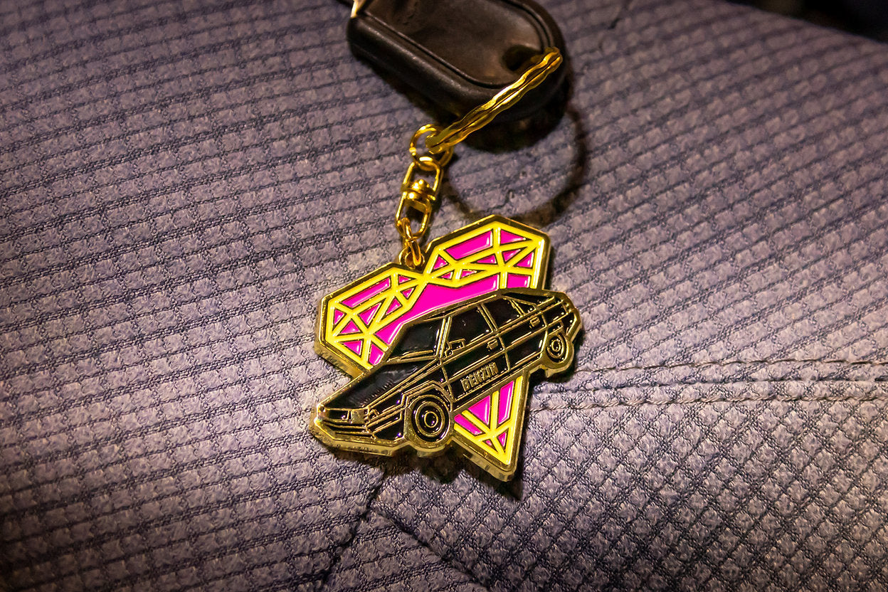 I Love BX metal keychain