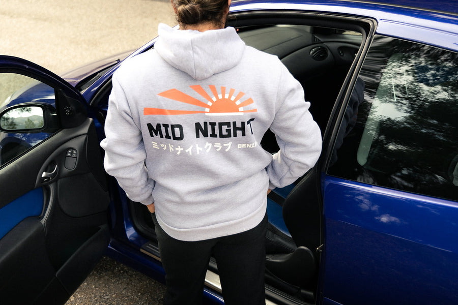 Benzin Midnight Club Hoodie - Gray