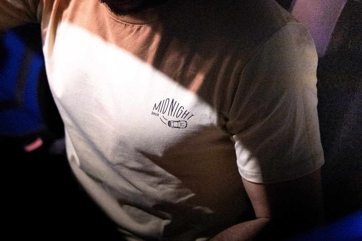 T-shirt Benzin Midnight Club - Beige