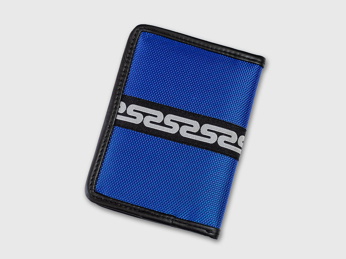 Benzin Racing Leather Briefcase - Blue