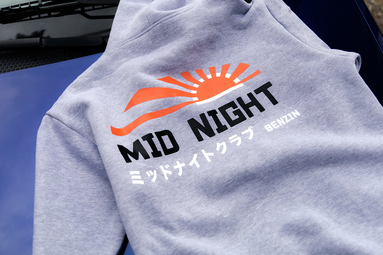 Benzin Midnight Club Hoodie - Gray
