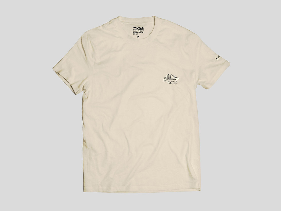T-shirt Benzin Midnight Club - Beige