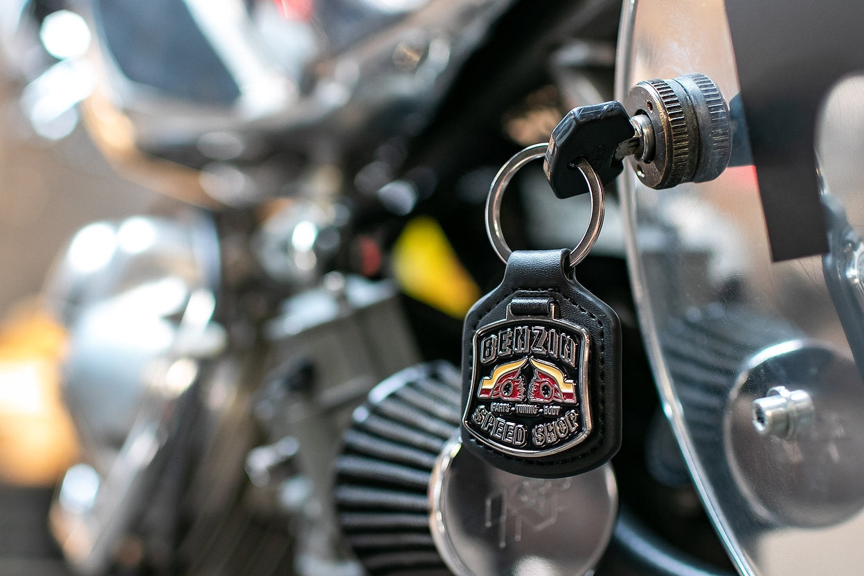 Benzin SpeedShop metal key ring