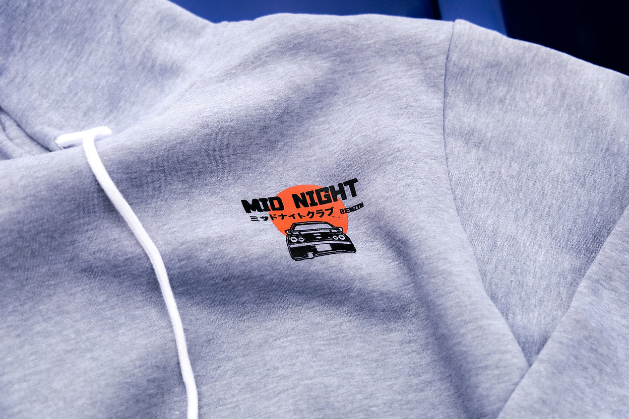 Benzin Midnight Club Hoodie - Gray