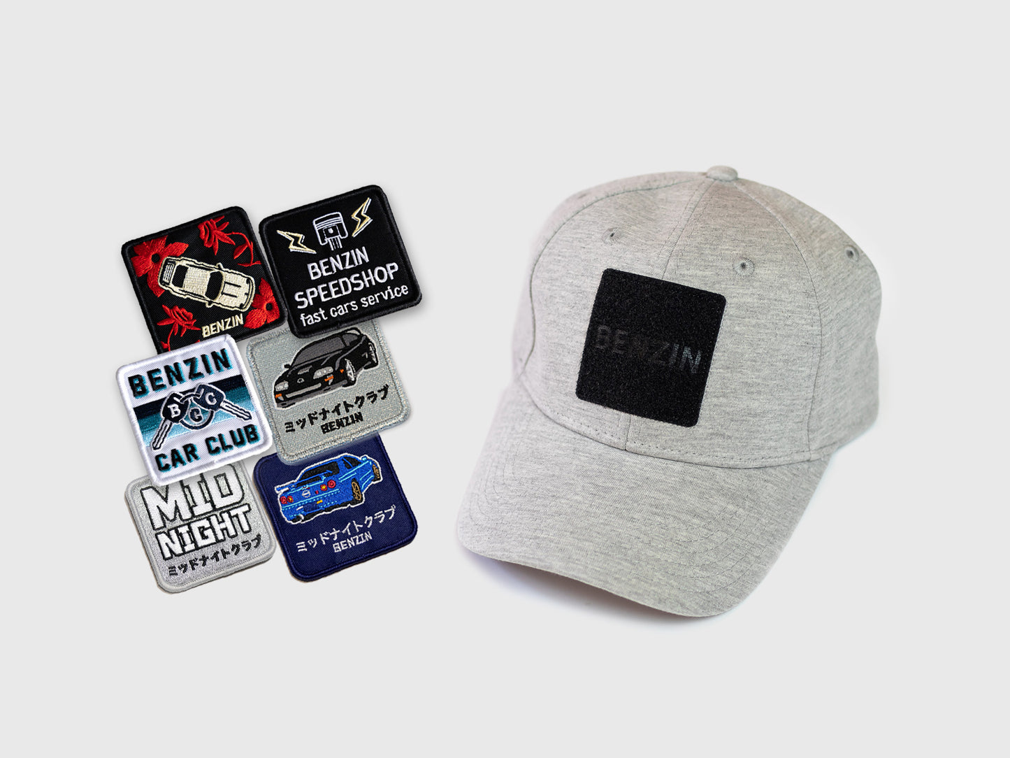 Cap Pack - Grey Jersey