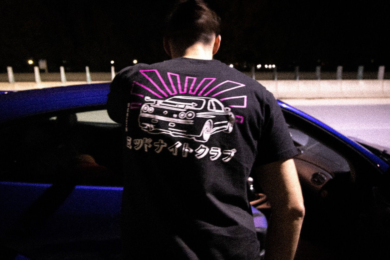 T-shirt Benzin Midnight Club - Noir