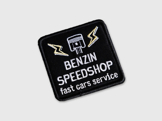 Embroidered patch - Benzin SpeedShop FAST CARS