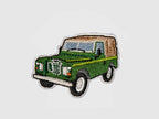 Iron-on embroidered patch