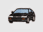 Iron-on embroidered patch
