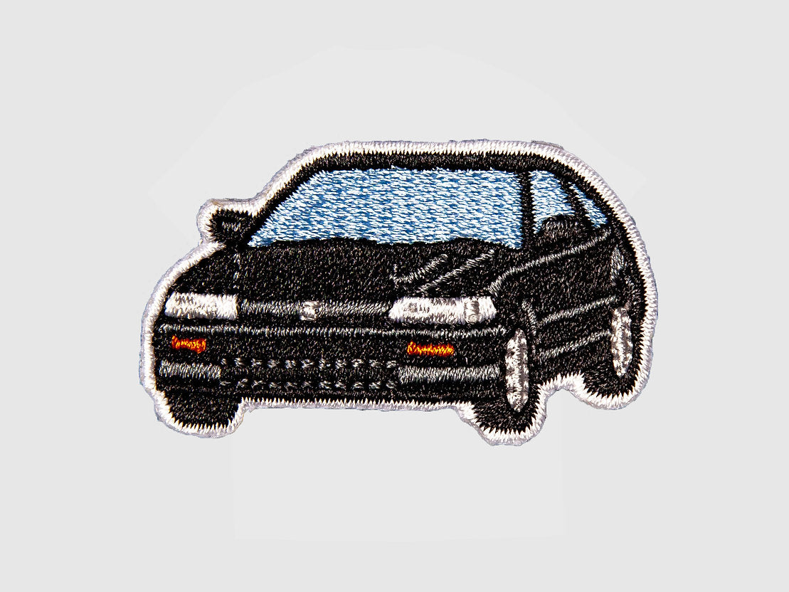 Iron-on embroidered patch