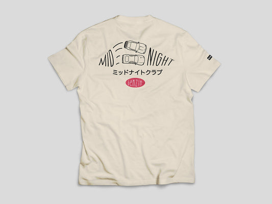 T-shirt Benzin Midnight Club - Beige