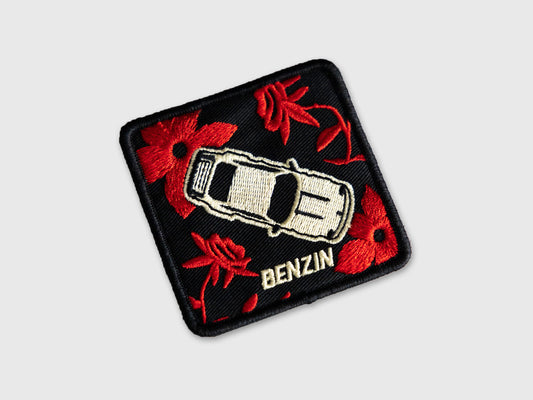 Embroidered patch - Benzin 911 Flower