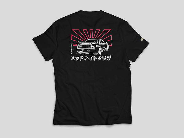 Benzin Midnight Club T-shirt - Black