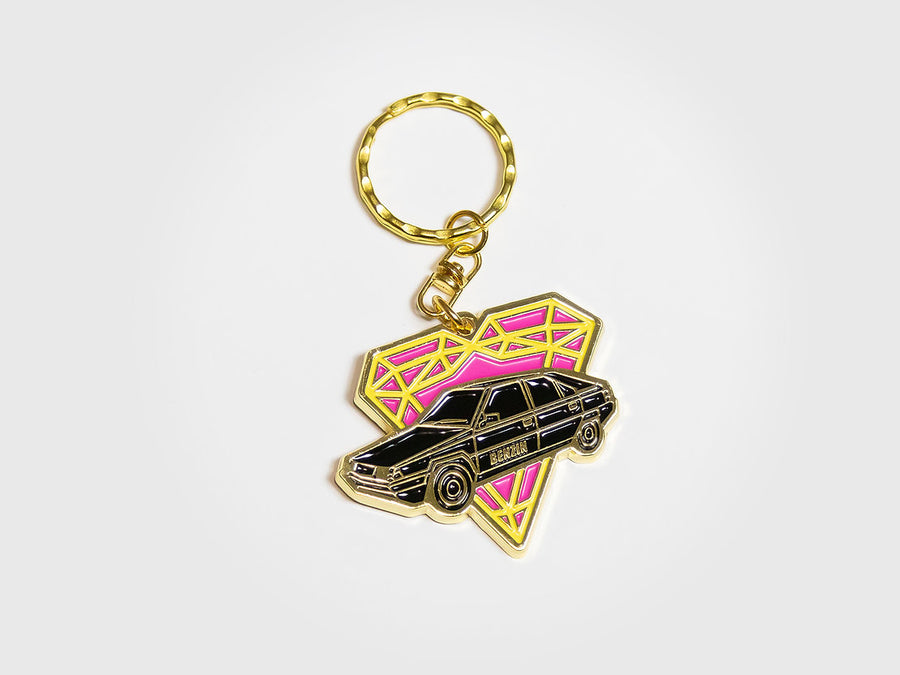 I Love BX metal keychain